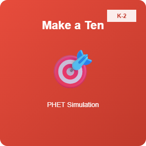 PhET Make a Ten - Build number bonds and strategies